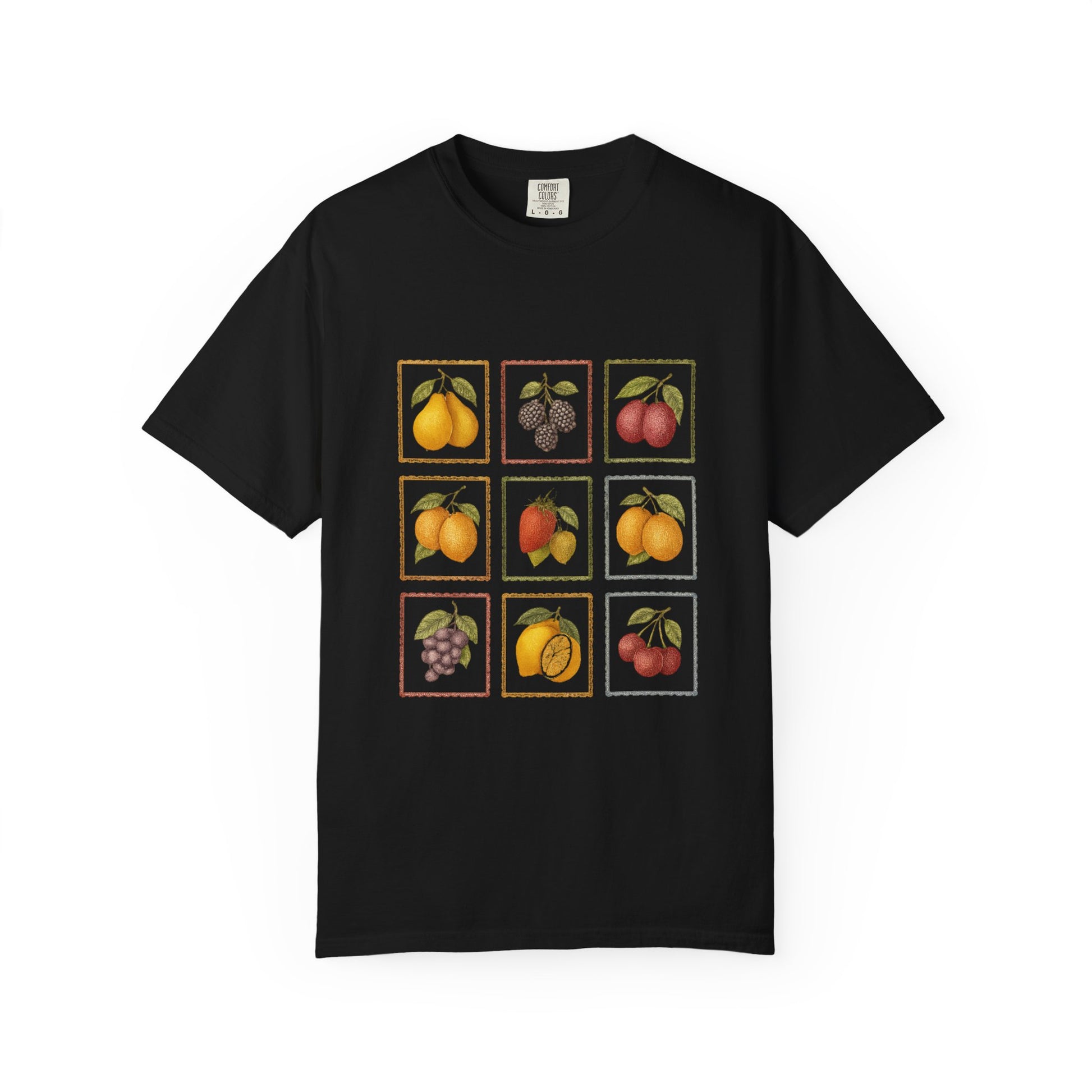 Vintage Fruit Stamp Shirt, Art Graphic Fruit Shirt, Fruit Stamp - PopCultureByDesign36