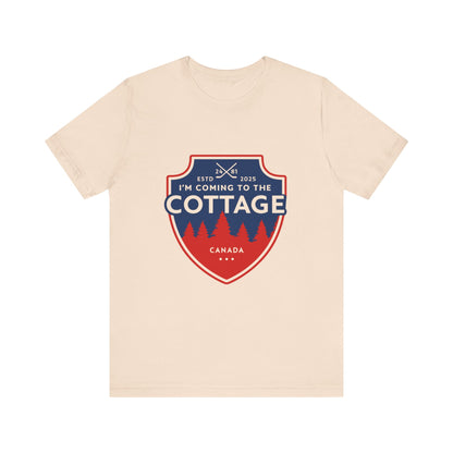 Cottage Hockey Tee — “I’m Coming to the Cottage” Canadian Hockey Lover Shirt
