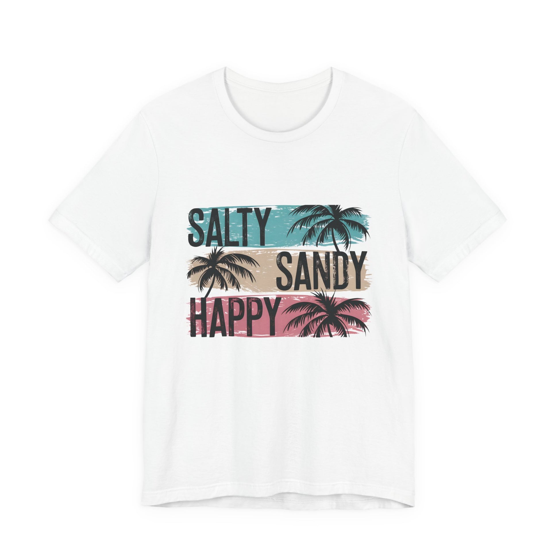 Salty Sandy Happy T-Shirt, Sandy Toes Salty Breeze Tee - PopCultureByDesign36