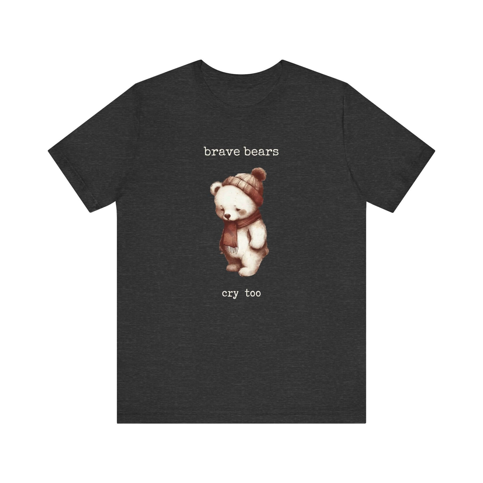 Brave Bears Cry Too Shirt, Vintage Bear Shirt, My tummy Hurts Shirt - PopCultureByDesign36
