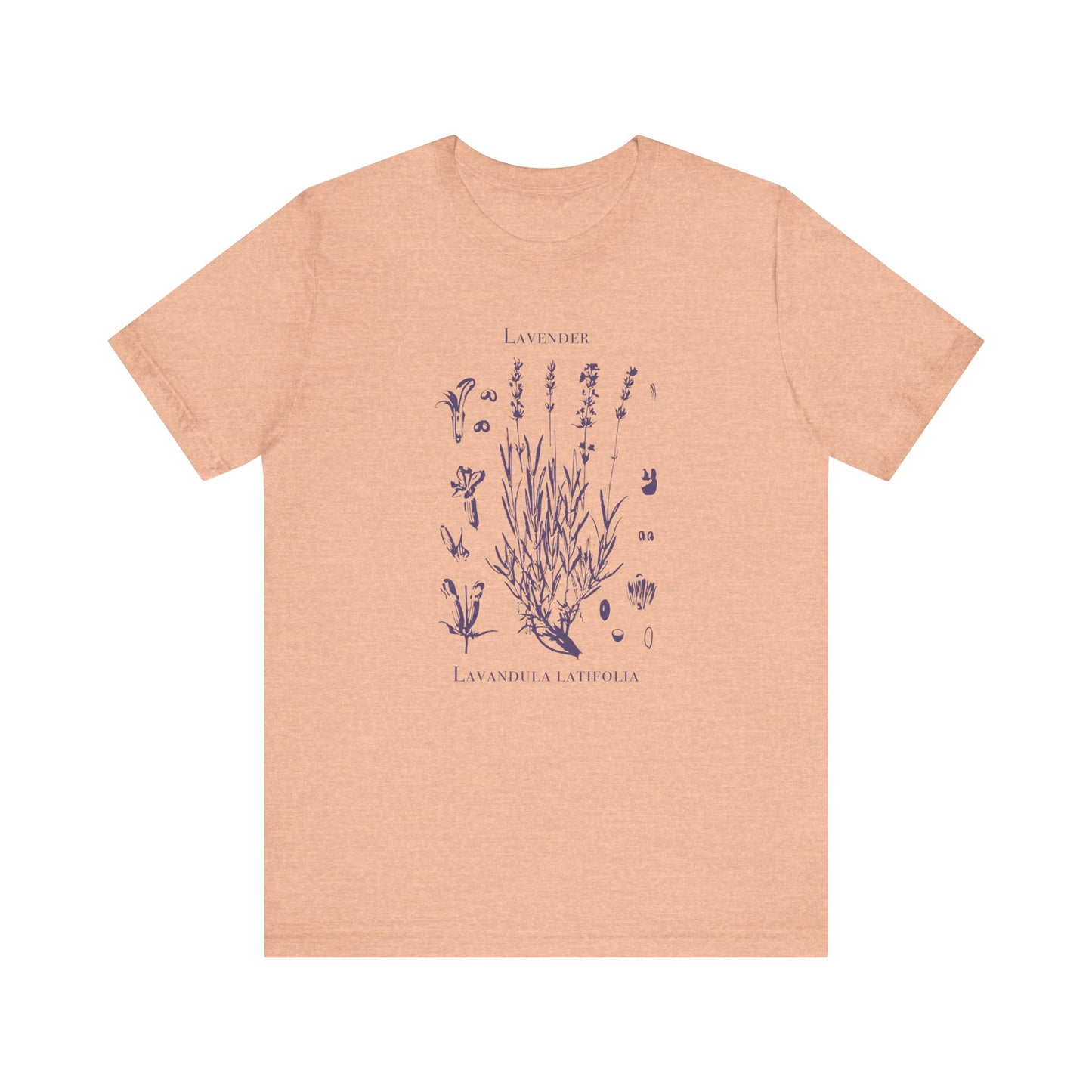 Retro Lavender Adult Shirt, Wildflowers Nature Shirt, Botanical Shirt - PopCultureByDesign36