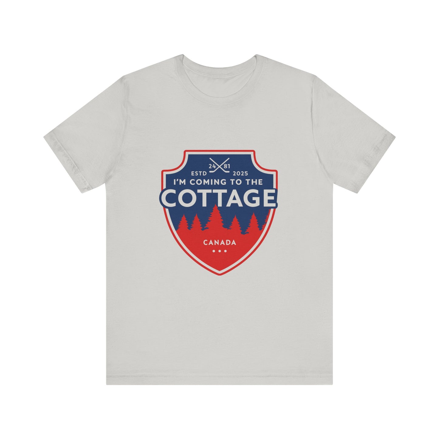 Cottage Hockey Tee — “I’m Coming to the Cottage” Canadian Hockey Lover Shirt
