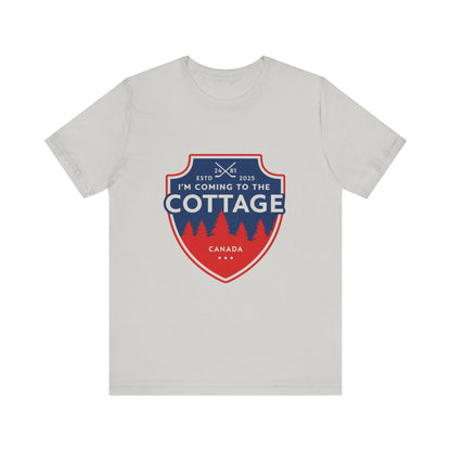 Cottage Hockey Tee — “I’m Coming to the Cottage” Canadian Hockey Lover Shirt