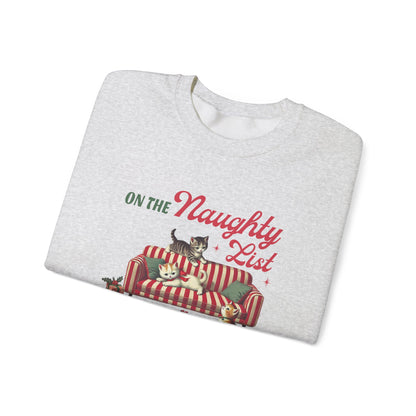 Cat Christmas Sweater, Christmas Cat Sweatshirt, Kitten Christmas Shirt - PopCultureByDesign36