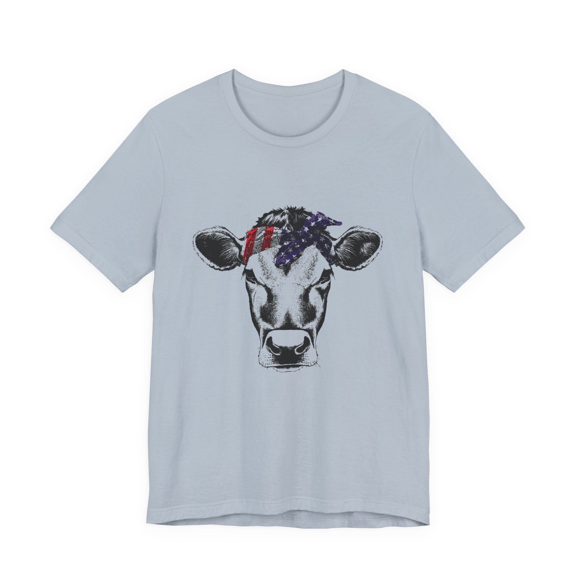 Highland Cow shirt, American Flag Shirt, Funny Cow Shirt, Independence Day - PopCultureByDesign36