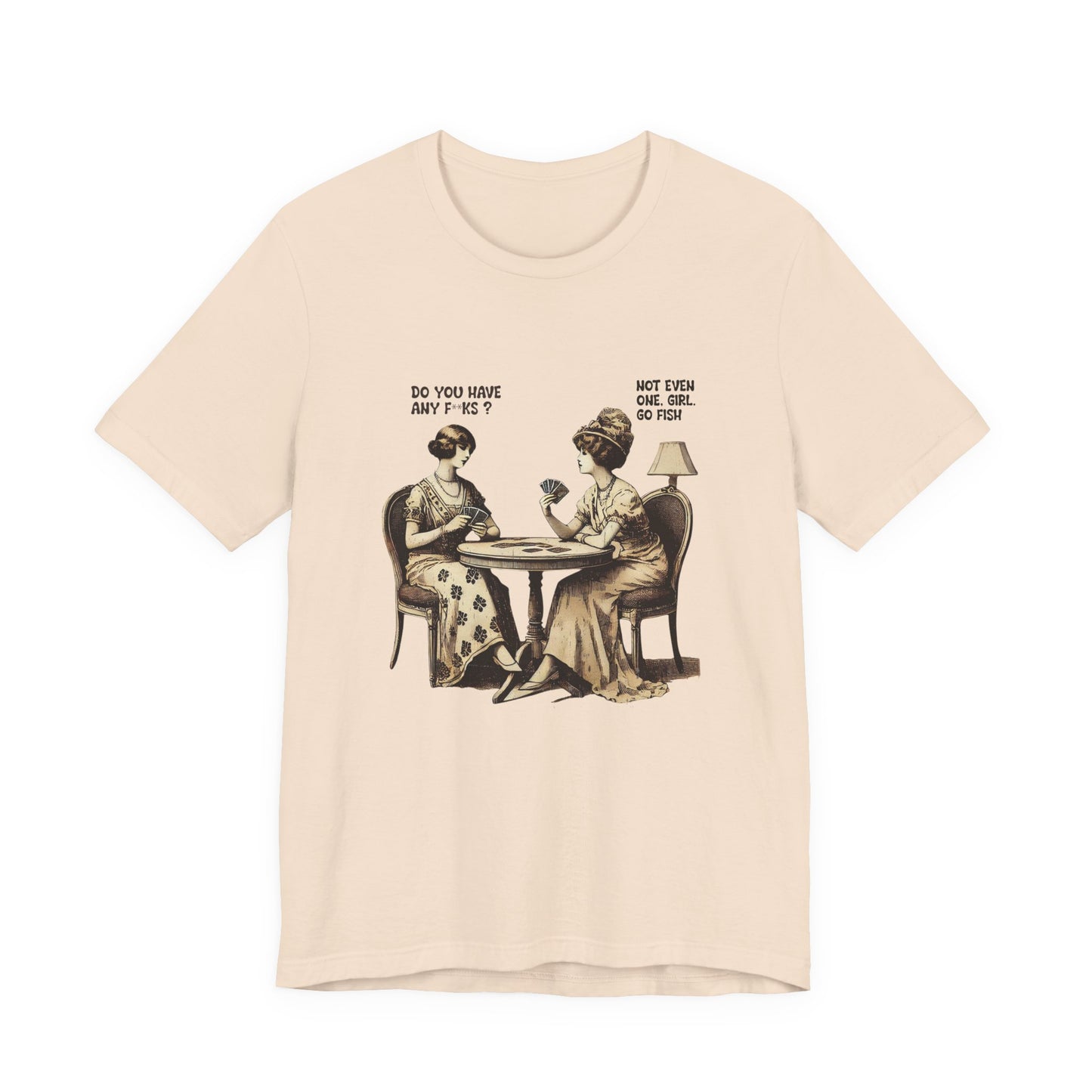 Funny Card Playing Tee, Card Playing Lovers Tee, Vintage Style Top - PopCultureByDesign36