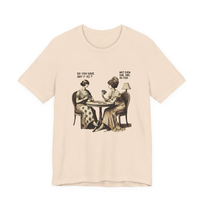Funny Card Playing Tee, Card Playing Lovers Tee, Vintage Style Top - PopCultureByDesign36