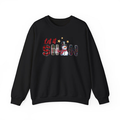 Let It Snow Sweatshirt, Christmas Tis The Season Sweatshirt, Merry Christmas - PopCultureByDesign36