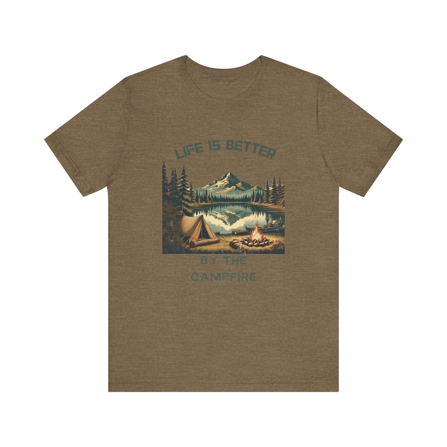 Camping by the lake, Camping shirt, Adventure shirt, Outdoor shirt - PopCultureByDesign36