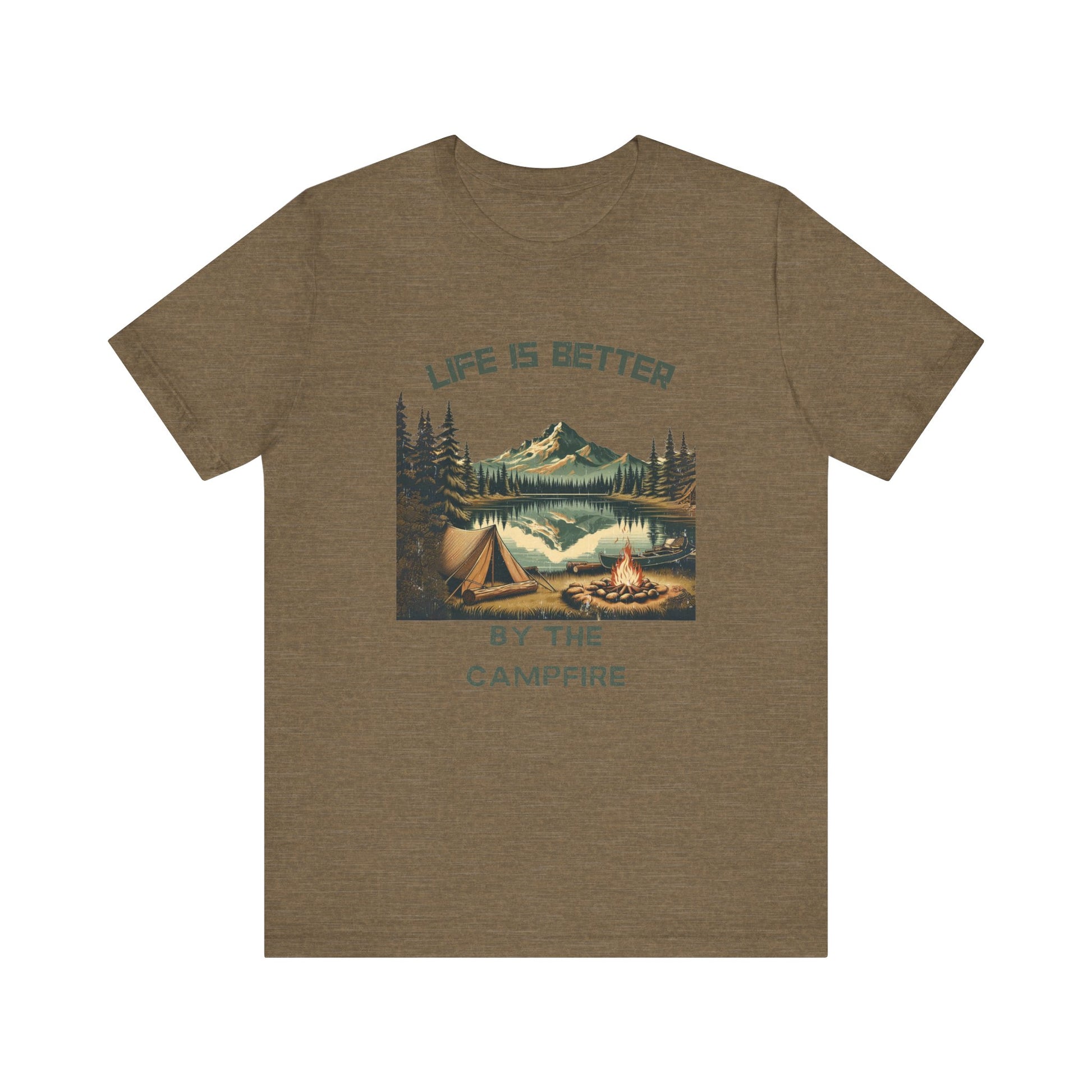 Camping by the lake, Camping shirt, Adventure shirt, Outdoor shirt - PopCultureByDesign36