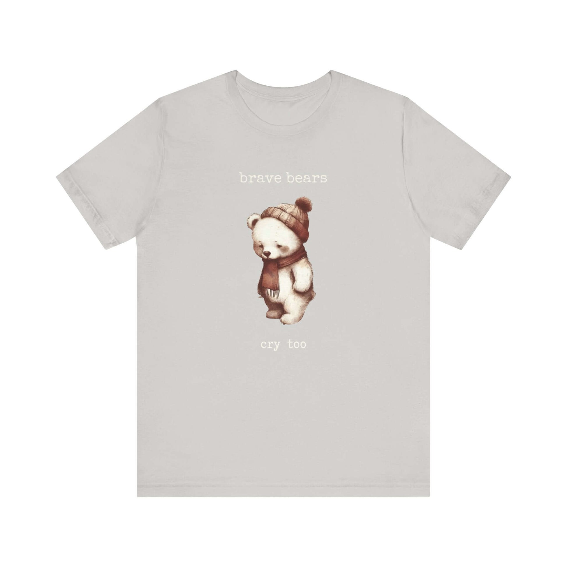 Brave Bears Cry Too Shirt, Vintage Bear Shirt, My tummy Hurts Shirt - PopCultureByDesign36
