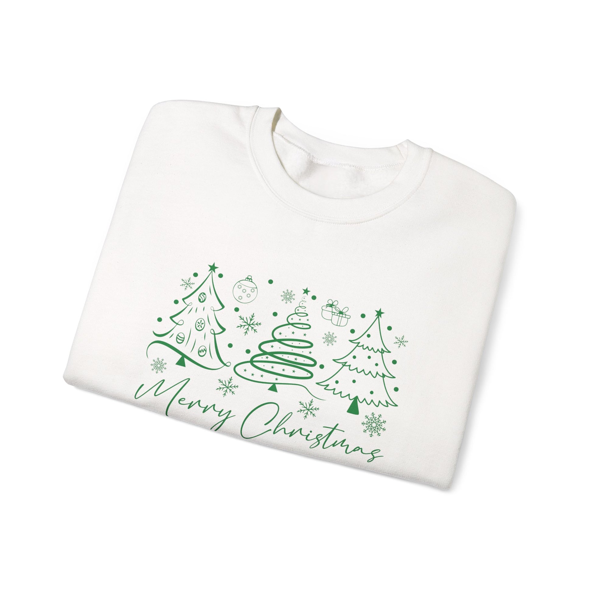 Boho Style Merry Christmas Sweatshirt, Cozy Christmas Outfit - PopCultureByDesign36