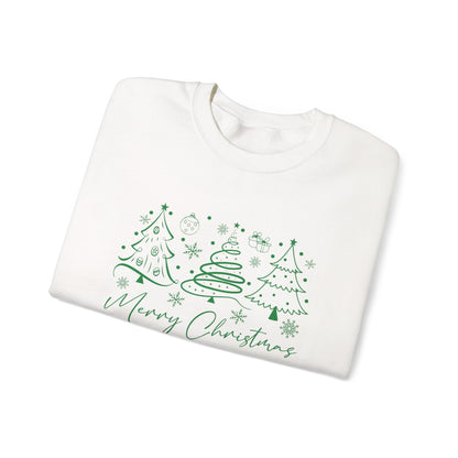 Boho Style Merry Christmas Sweatshirt, Cozy Christmas Outfit - PopCultureByDesign36