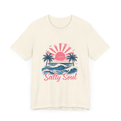 Retro Salty Soul Shirt, Summer Salty Soul T-shirt, Trendy Summer Shirt - PopCultureByDesign36