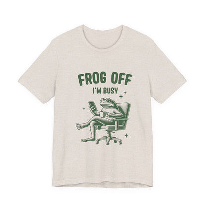 Frog Off Im Busy Shirt, Frog Pond TShirt, Meme Frog Shirt - PopCultureByDesign36
