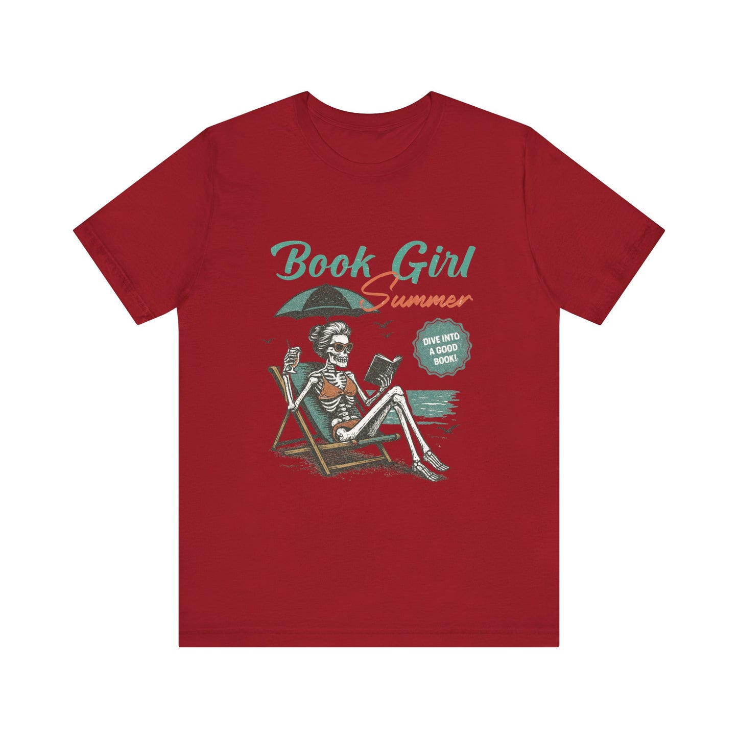Book Girl Summer Shirt, Reading Lover Tee, Literary Bookworm Top - PopCultureByDesign36