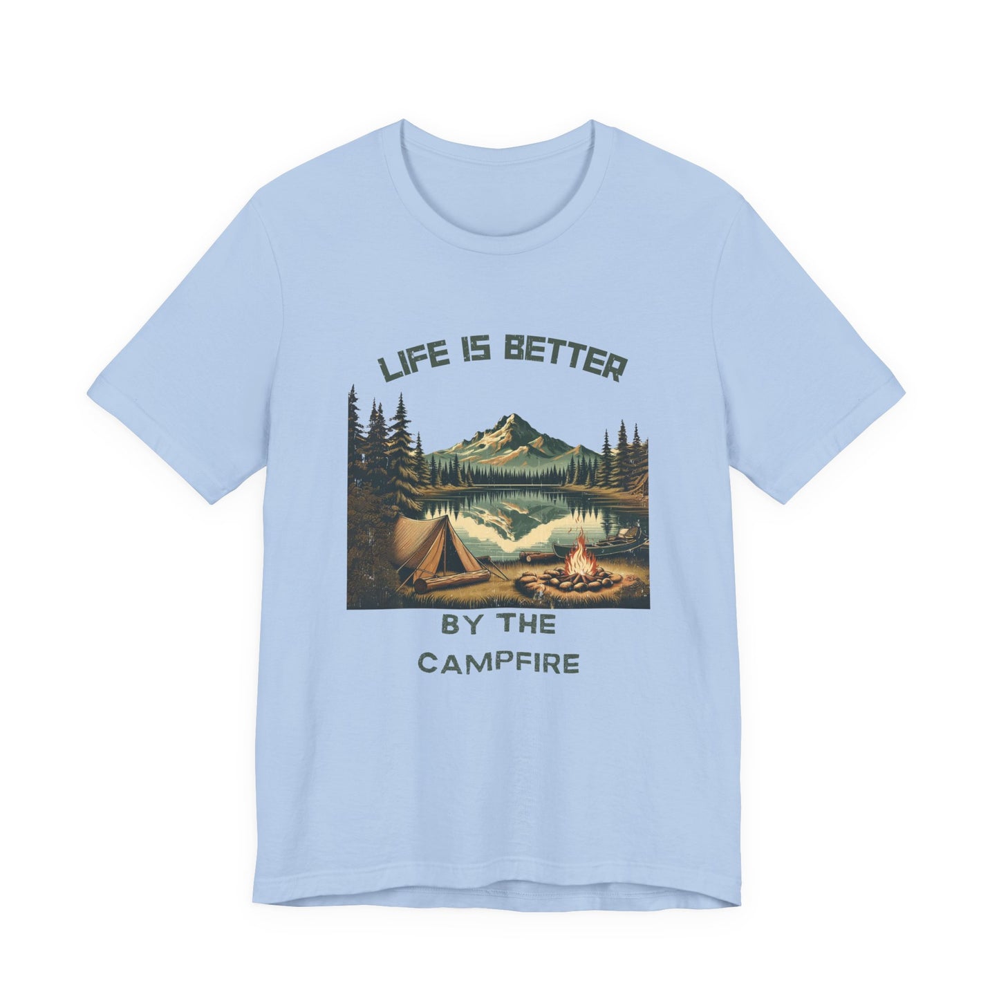 Camping by the lake, Camping shirt, Adventure shirt, Outdoor shirt - PopCultureByDesign36
