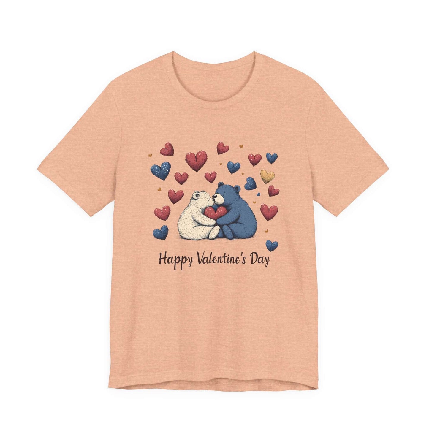 Bear Valentine Shirt, Cute Bear Shirt, Teddy Bear Shirt, Heart Valentine Shirt - PopCultureByDesign36