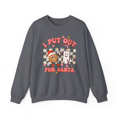 Put Out For Santa Sweatshirt, Funny Christmas Shirt, Funny Santa Sweatshirt - PopCultureByDesign36