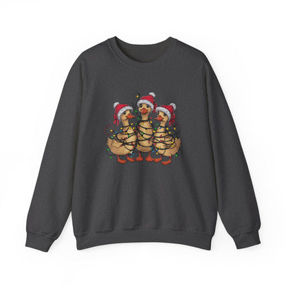 Christmas Ducks Sweatshirt, Funny Animals Christmas Sweatshirt - PopCultureByDesign36