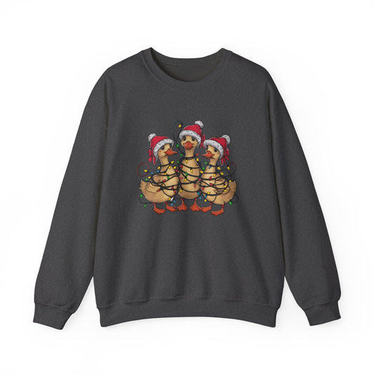 Christmas Ducks Sweatshirt, Funny Animals Christmas Sweatshirt - PopCultureByDesign36