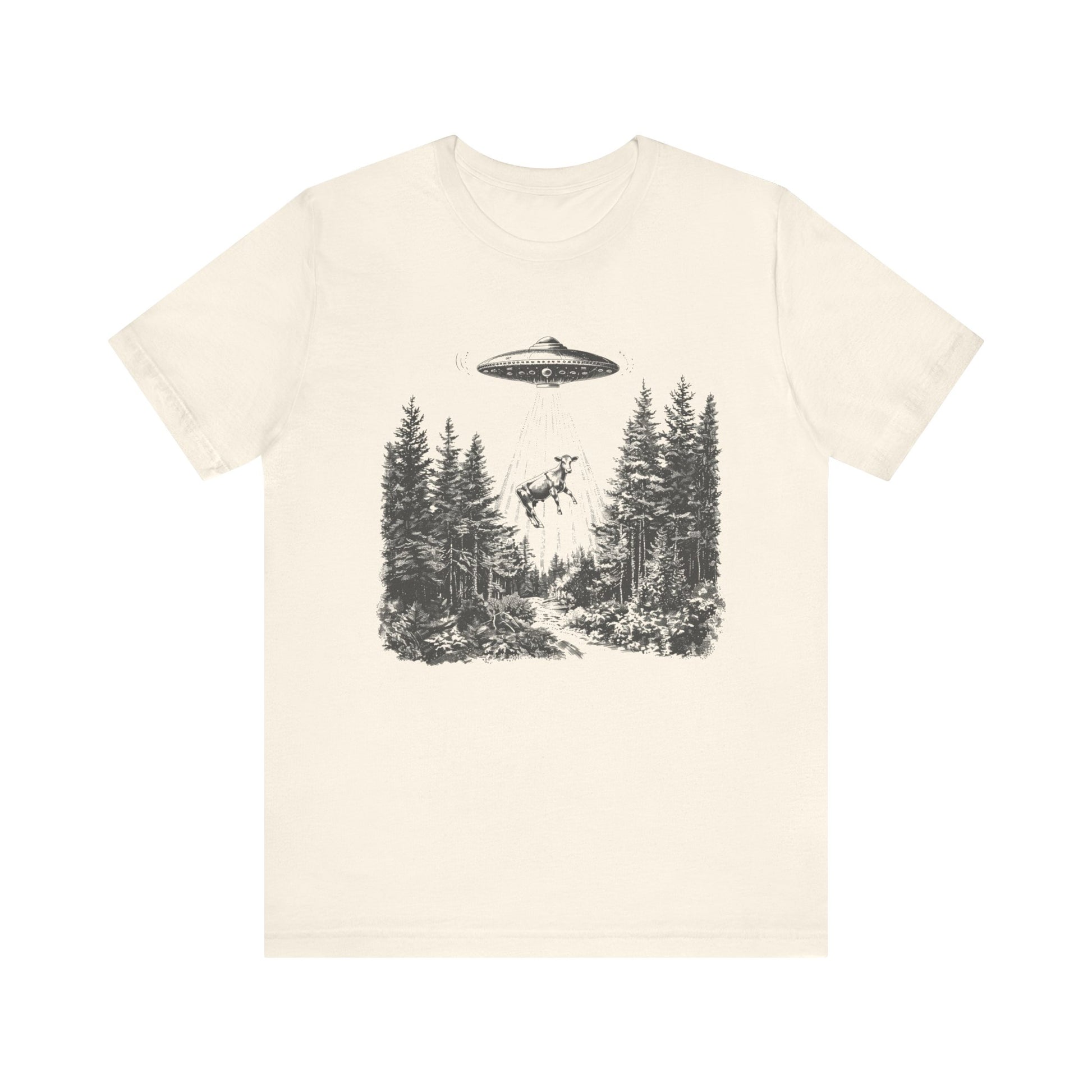 Ufo Cow Shirt, Retro T-Shirt, Vintage Cow Ufo TShirt, Ufo Graphic Tee - PopCultureByDesign36