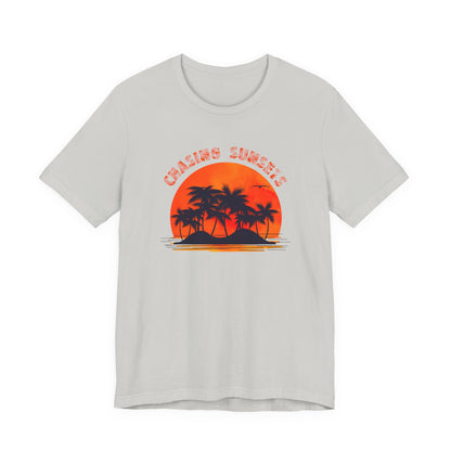 Vintage Palm Tree Shirt, Chasing Sunsets T-Shirt, Nature Shirt, Palm Beach Shirt - PopCultureByDesign36