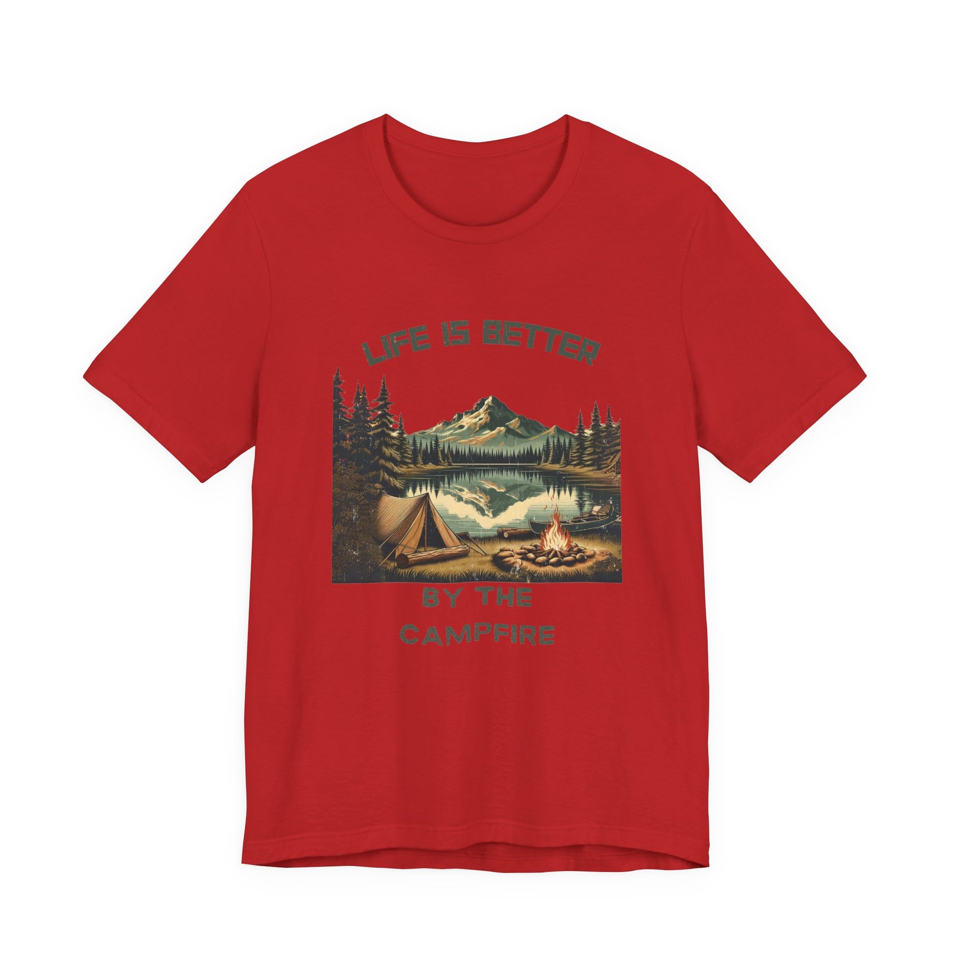 Camping by the lake, Camping shirt, Adventure shirt, Outdoor shirt - PopCultureByDesign36