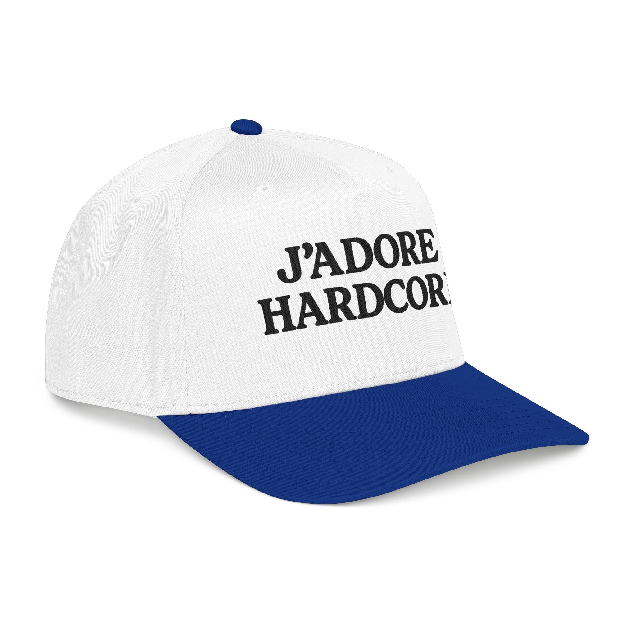 Jadore Hardcore Baseball Cap — Mid Profile by PopCultureByDesign36