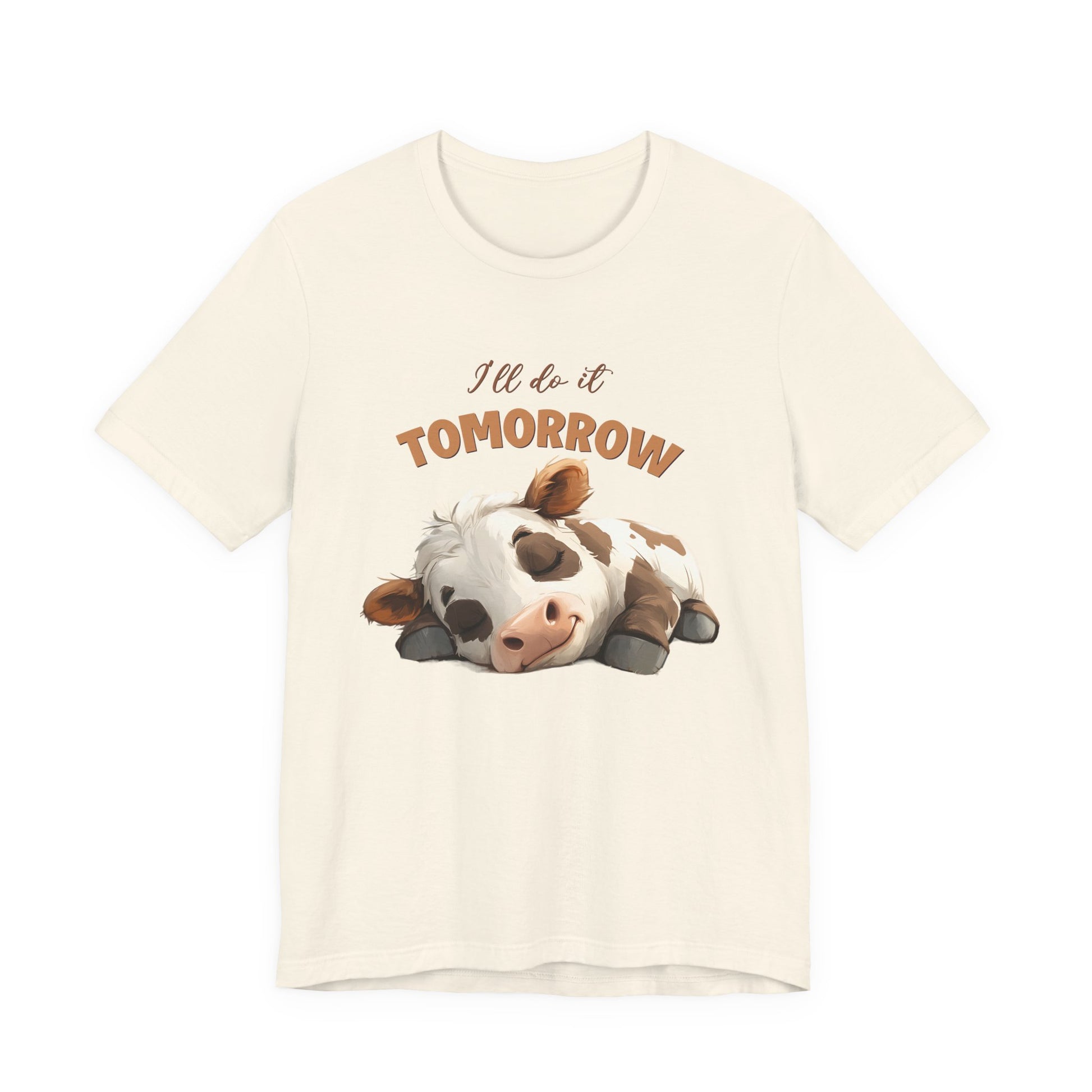 I'll do it tomorrow, Funny Cow shirt, Cow shirt, Cute Cow shirt - PopCultureByDesign36