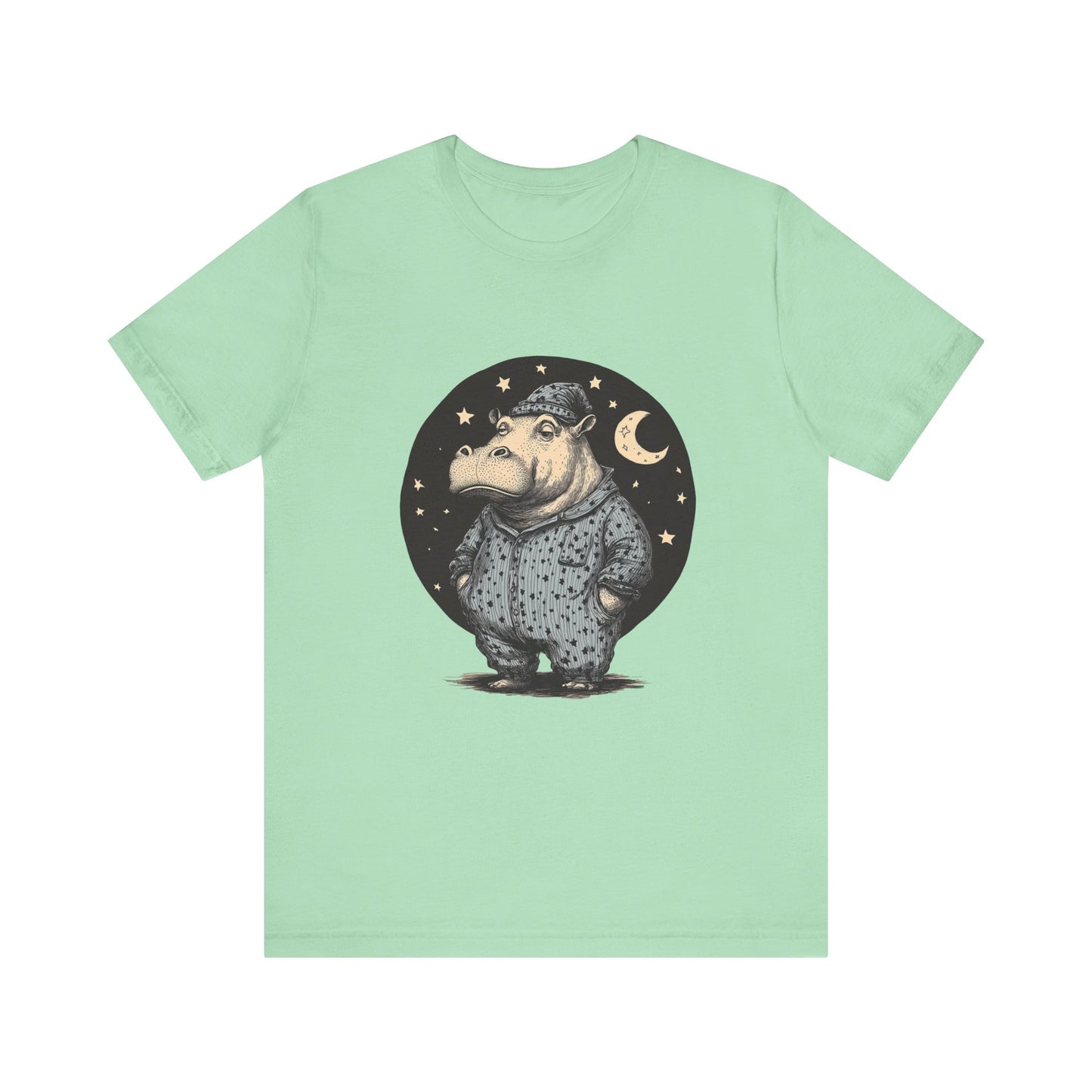 Sleepy Hippo Shirt, Funny Hippo Shirt, Cute Hippo Shirt - PopCultureByDesign36