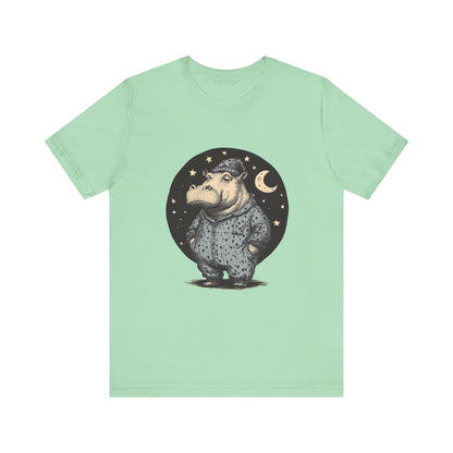 Sleepy Hippo Shirt, Funny Hippo Shirt, Cute Hippo Shirt - PopCultureByDesign36