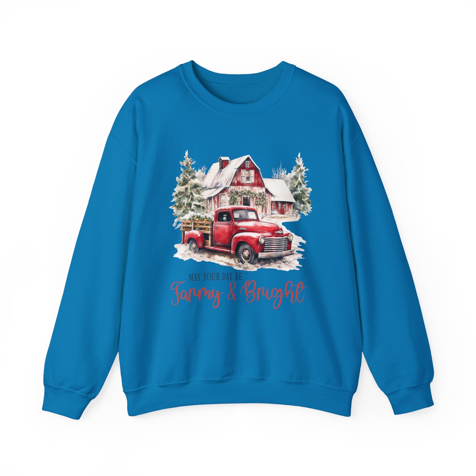 May your day be farmy and bright, Country Farm Christmas shirt - PopCultureByDesign36