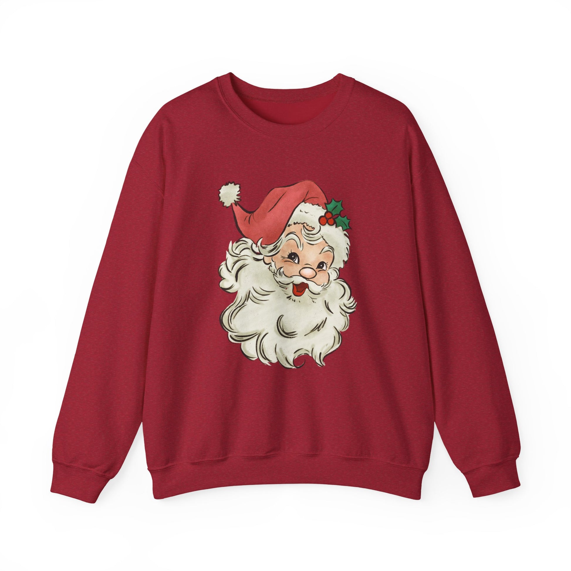 Retro Santa Sweater,Vintage Santa Christmas Sweatshirt,Retro Santa Claus Shirt - PopCultureByDesign36