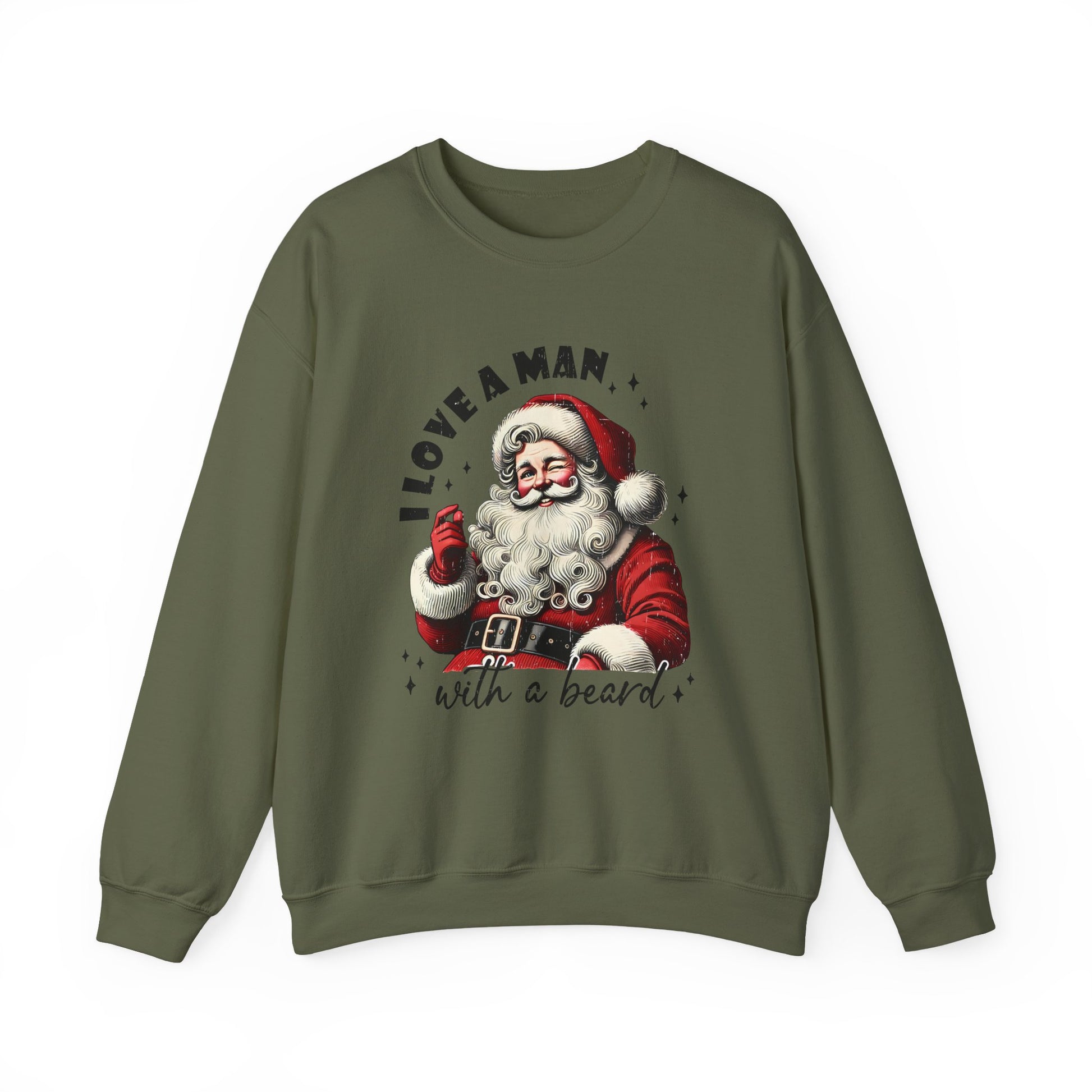 Retro Santa sweatshirt, Old school Santa, Sarcastic Santa, Funny Santa - PopCultureByDesign36