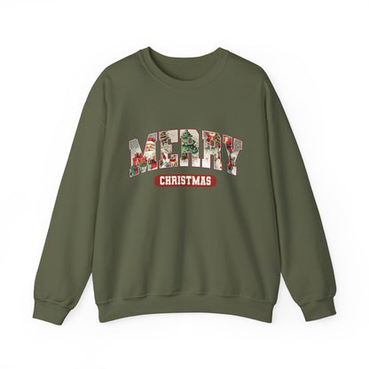 Christmas Sweatshirt, Christmas Gift Women, Merry Christmas Sweatshirt - PopCultureByDesign36