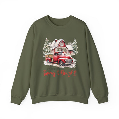 May your day be farmy and bright, Country Farm Christmas shirt - PopCultureByDesign36