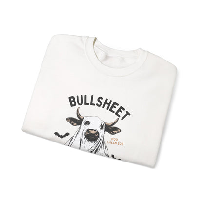 Bull Sheet Sweatshirt, Halloween Ghost Cow Sweatshirt, Trick or Treat Shirt - PopCultureByDesign36