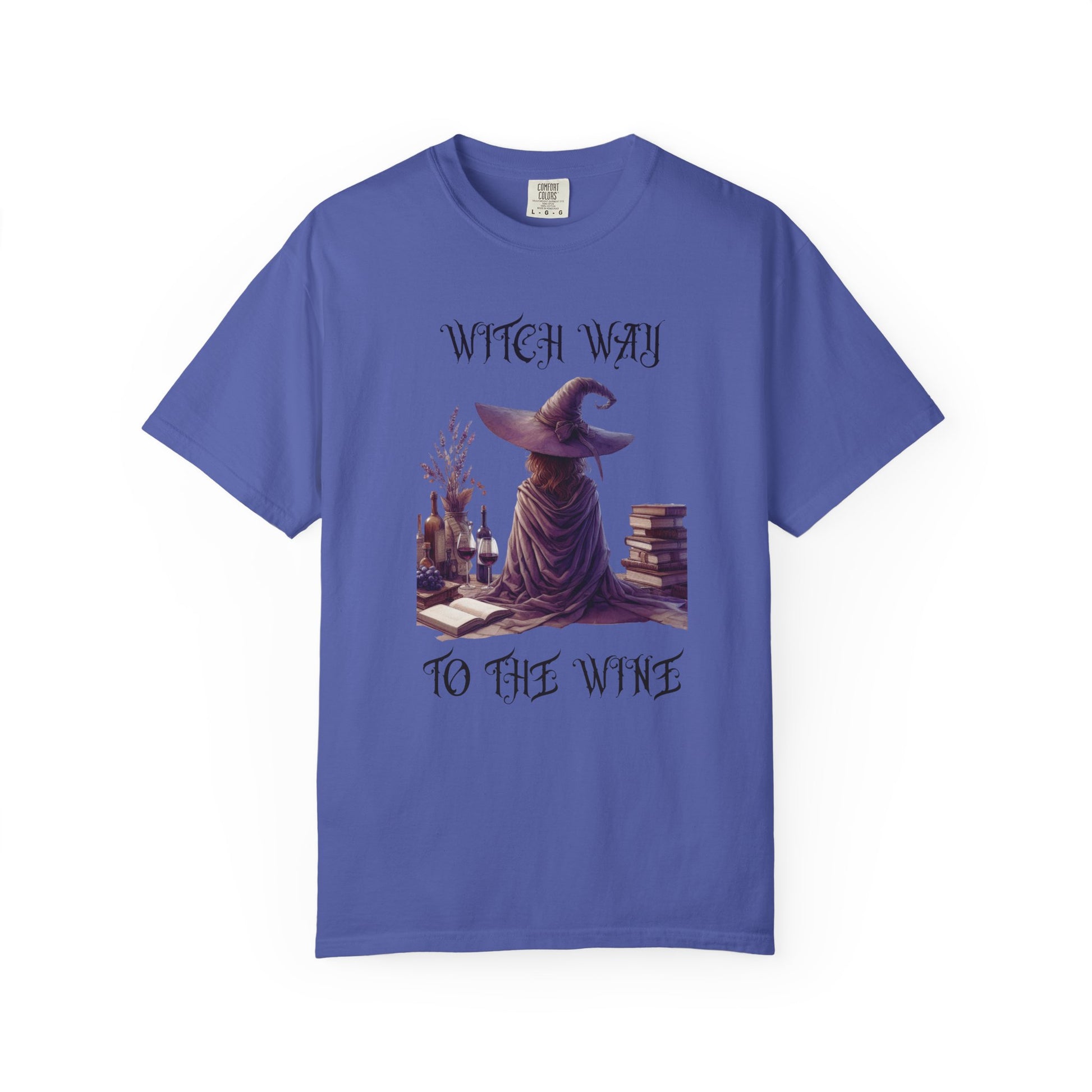 Funny Halloween Shirt, Halloween Witch Shirt, Wine Drinker Gift - PopCultureByDesign36