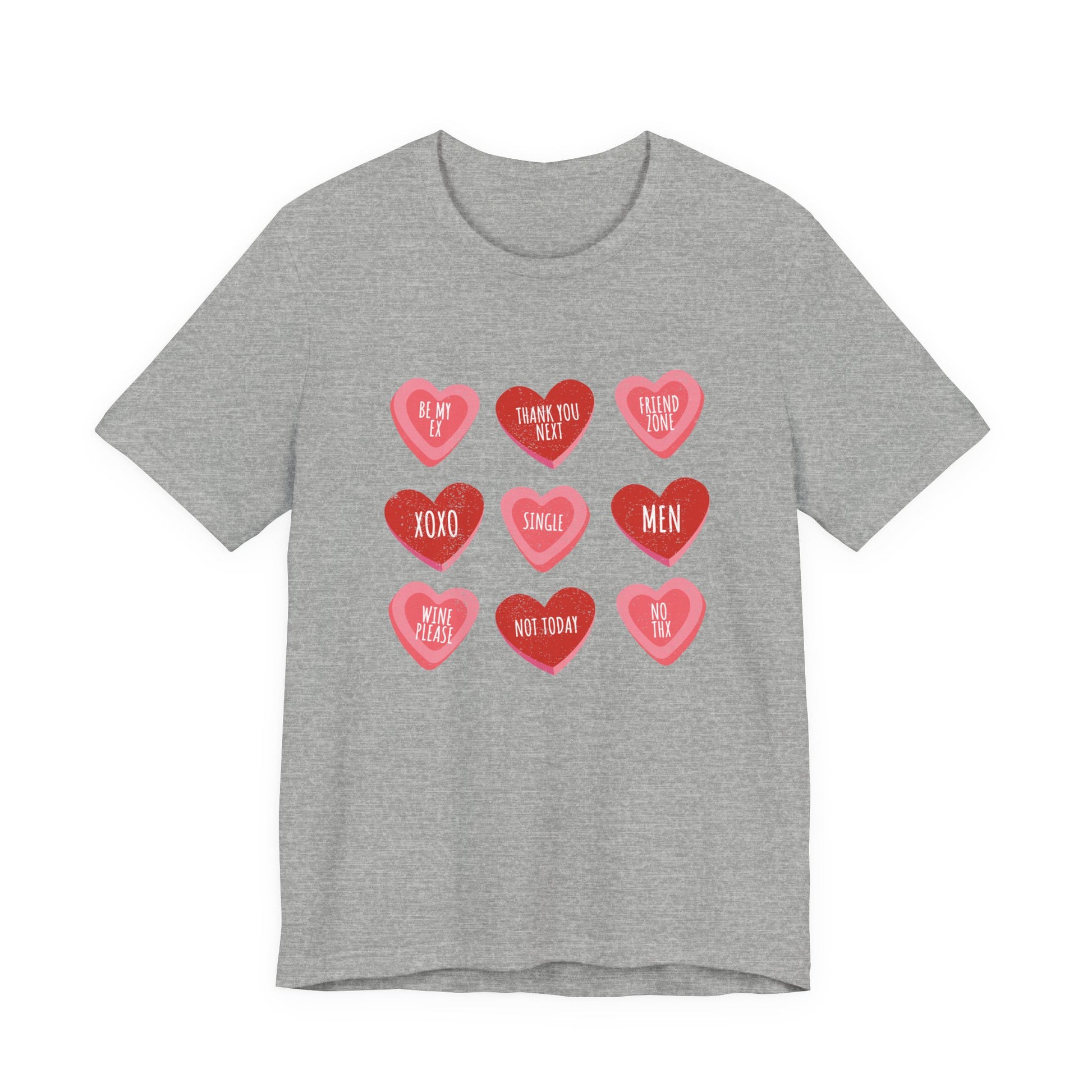 Candy Heart Shirt, Valentine's Day Gift, Conversation Hearts Shirt - PopCultureByDesign36