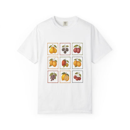 Vintage Fruit Stamp Shirt, Art Graphic Fruit Shirt, Fruit Stamp - PopCultureByDesign36