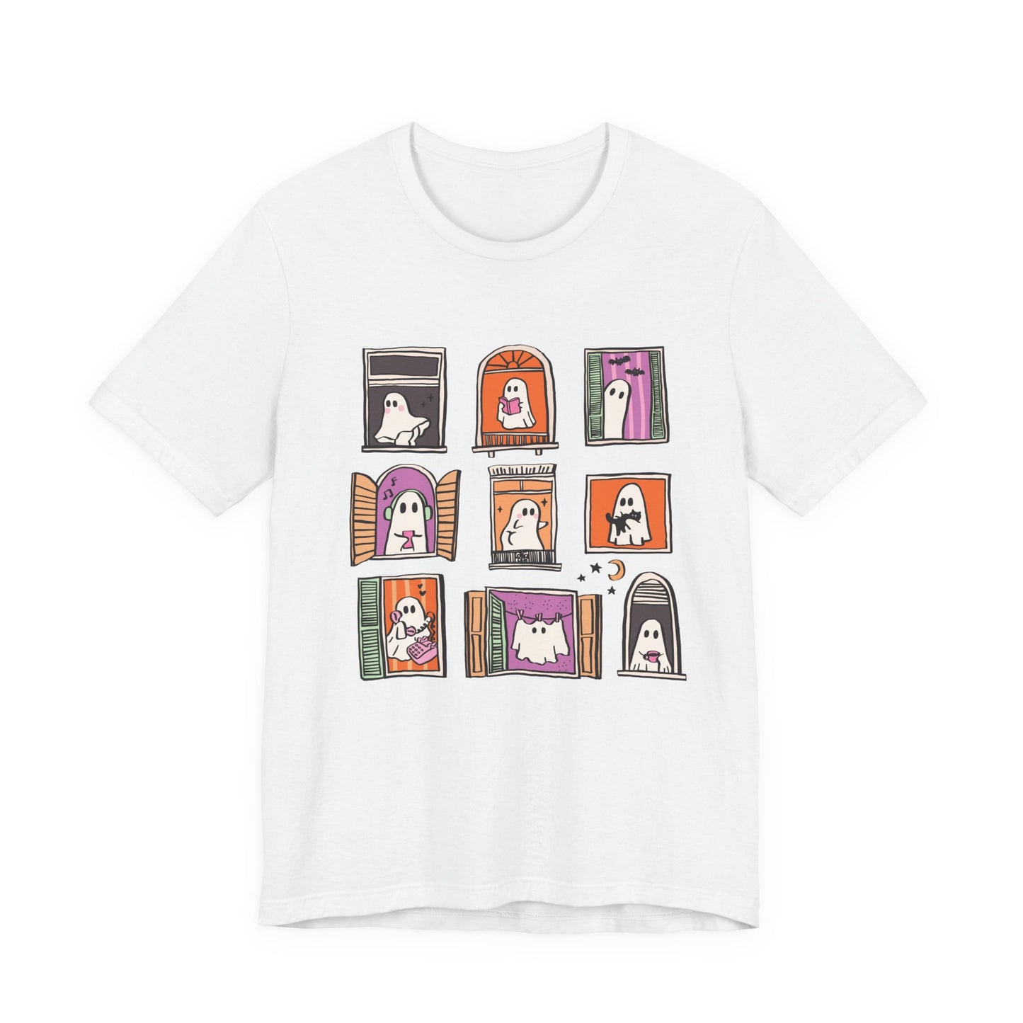 Ghostly Frames T-Shirt, Halloween Tee, Spooky Shirt - PopCultureByDesign36
