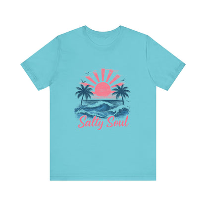 Retro Salty Soul Shirt, Summer Salty Soul T-shirt, Trendy Summer Shirt - PopCultureByDesign36