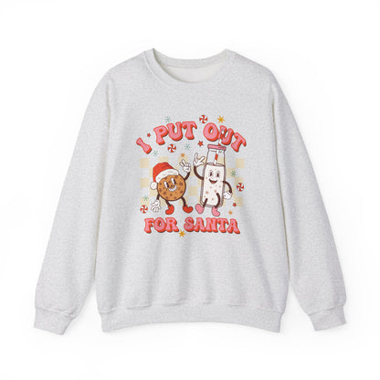 Put Out For Santa Sweatshirt, Funny Christmas Shirt, Funny Santa Sweatshirt - PopCultureByDesign36