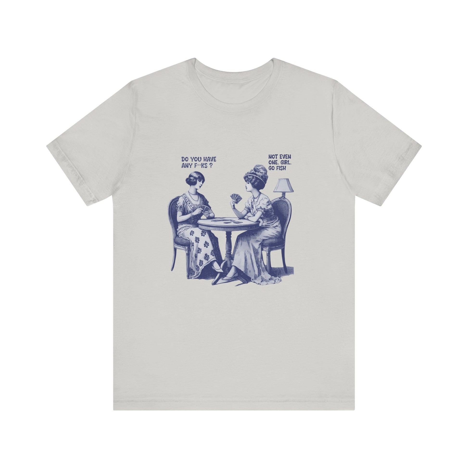 Funny Card Playing Tee, Card Playing Lovers Tee, Vintage Style Top - PopCultureByDesign36