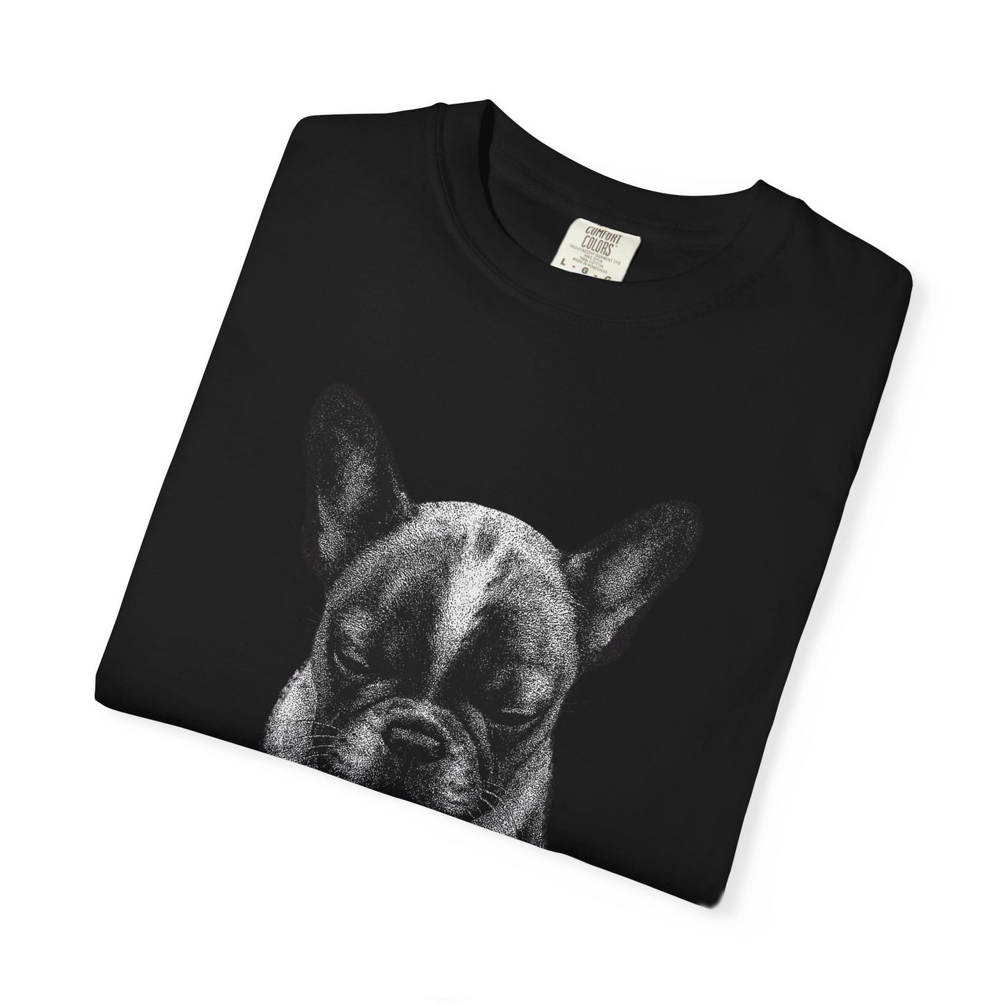 Sad French Bulldog Puppy Meme T-Shirt — Comfort Colors Style