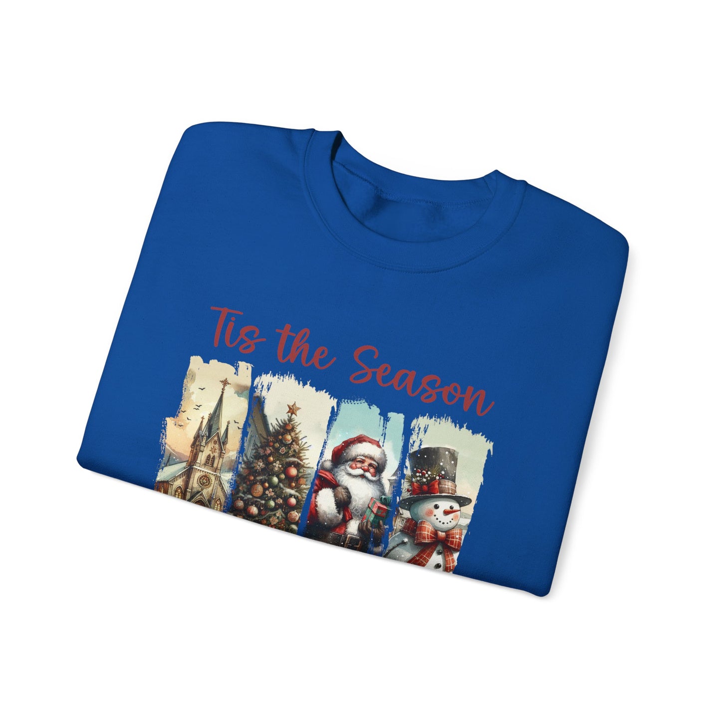 Tis The Season Sweatshirt, Merry Christmas Shirt, Christmas Sweatshirt - PopCultureByDesign36