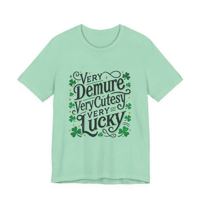 St Patrick's Day Tee, Irish Shamrock Tee, Feeling Lucky St Paddy's Shirt - PopCultureByDesign36