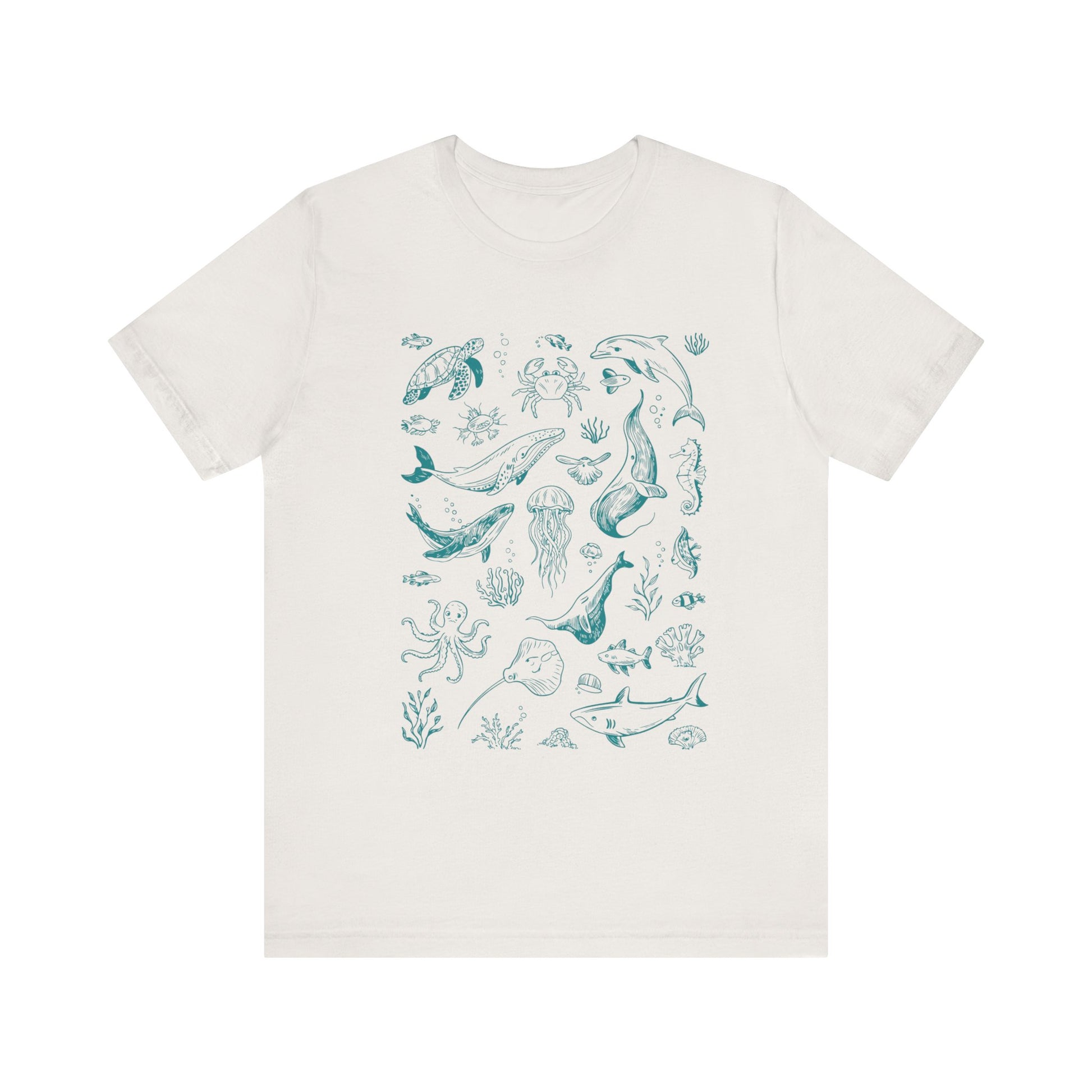 Vintage Ocean Tattoo Style T-Shirt, Retro Ocean Shirt, Ocean Shirt For Men - PopCultureByDesign36