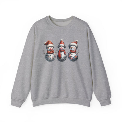 Christmas Snowman Sweatshirt, Christmas Sweatshirt,Family Christmas Sweatshirt - PopCultureByDesign36